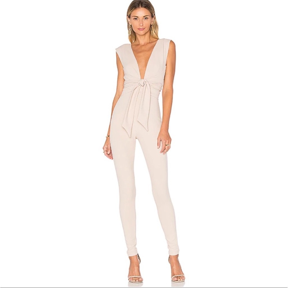 Nookie Royal Jumpsuit In Sand Size Med